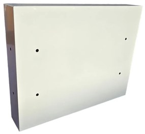 Lépcsőházi Postaláda (Ibiza) 310Mm X 230Mm X 60Mm Felfele Nyíló Névjegy Szürke