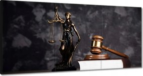 Festmények 180x90 Kalapács törvénykönyv