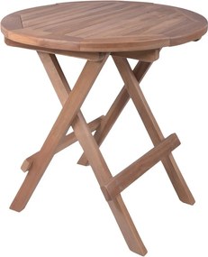 Teakfa kerek kerti tárolóasztal ø 50 cm Luang – Garden Pleasure