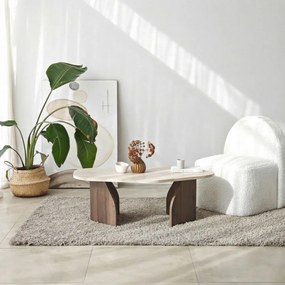 Rock - Travertine, Walnut
