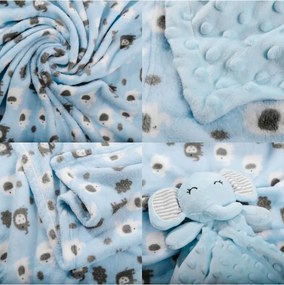 EMI Elefánt alvós játék pléddel