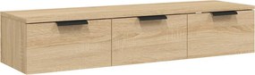 vidaXL sonoma tölgy színű szerelt fa faliszekrény 102 x 30 x 20 cm