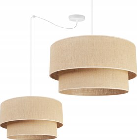 Függőlámpa Csillár Lámpaernyő Boho Juta Pók Felett Étkező Asztal Nappali