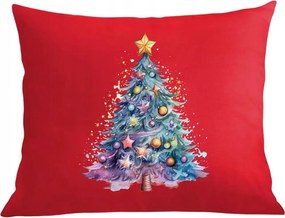 Karácsonyi párna párnahuzat Gyönyörű karácsonyfa Tökéletes ajándék különböző színekben