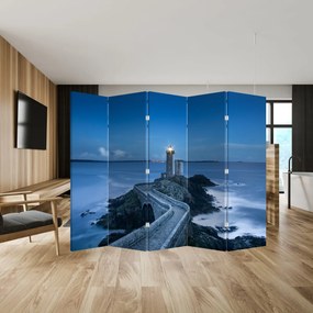 Paraván - A világítótorony és a tenger (210x170 cm)