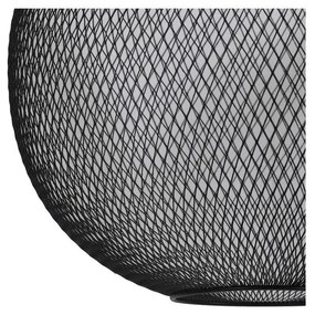 Matt fekete függőlámpa fém búrával ø 50 cm Reilley – Light &amp; Living