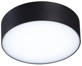AZZARDO 4491 CASPER ROUND 4000K BK Modern Kültéri Mennyezeti Lámpa Fekete LED IP54