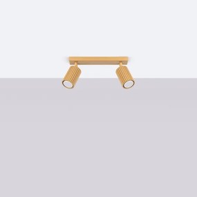 Sollux SL.1561 - Spotlámpa KARBON 2xGU10/10W/230V arany