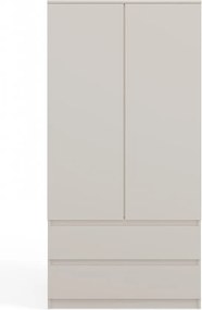 SS-90 gardróbszekrény, 90x180x50 cm, kasmír
