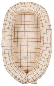 Bézs babafészek Camel Check – Malomi Kids