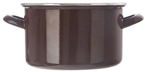 Orion Smaltált fazék szegéllyel, barna, 3 l, 3 l