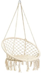 Bézs KOLUMBIA függőfotel fekete állvánnyal