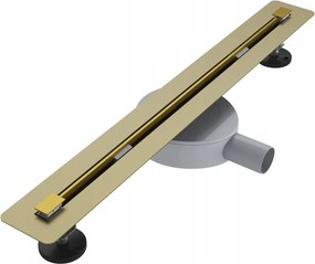 Proline 60 cm-es arany lineáris lefolyó Gamma acél csempe alá