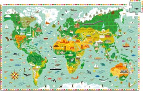 Megfigyeltető puzzle - Lenyűgöző világ, 200 db-os - A round the world + booklet