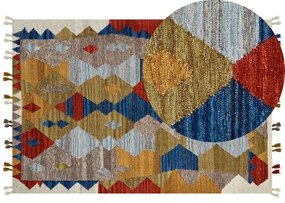 Színes kilim gyapjúszőnyeg 200 x 300 cm ARZAKAN Beliani