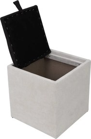 Box puff - K08/K06 szövet - krém/fekete R