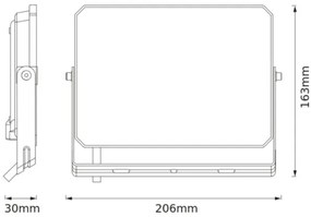 Osram - LED reflektor FLOODLIGHT LED/50W/230V 3000K IP65