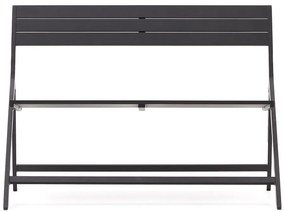 Fekete fém kerti pad Torreta – Kave Home