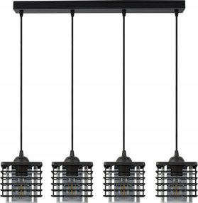 Függő lámpa Csillár Drót lámpabúra Üveg Led