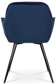 Kék Bársony Étkezőszék. DCH-421 BLUE4