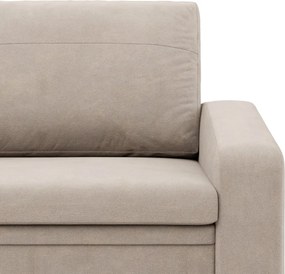 Vertico fekvőfotel, 80 cm széles, bársony, bézs
