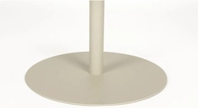 Krémszínű acél kerek dohányzóasztal ø 60 cm Snow – Zuiver