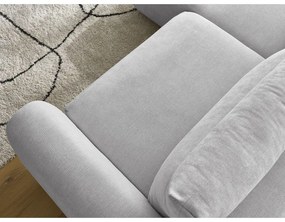 Világosszürke sarokkanapé Aden – Bobochic Paris