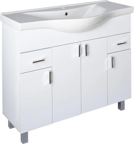 Viva STYLE Ekonomik 100 lábon álló fürdőszobabútor Sanovit ALBATROS 10100 mosdókagyló 99,5x46,5cm