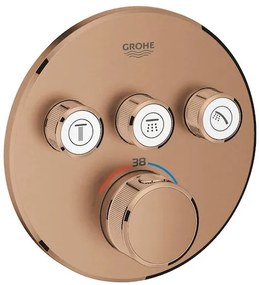 Grohe Smart Control zuhany csaptelep termosztatikus csapteleppel csiszolt meleg naplemente 29121dl0 G29121DL0