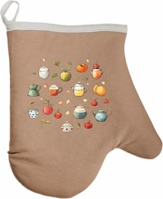 Konyhai kesztyű Twist EMI, Fekete