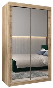 Ruhásszekrény 120 cm Toki 3 (szonoma tölgy + szonoma tölgy). 1065068