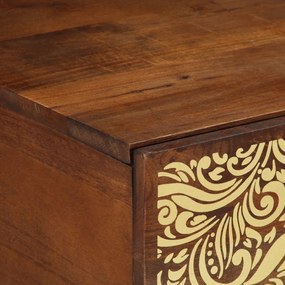 Kávézóasztal 100x54x40 cm Tömör Mangófából