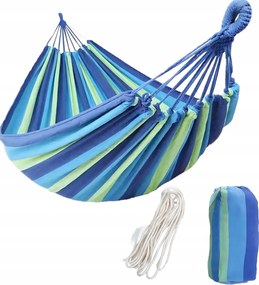 Kerti Függőágy Kétszemélyes Swing XXL 250x150 Erősített 280 kg Táska