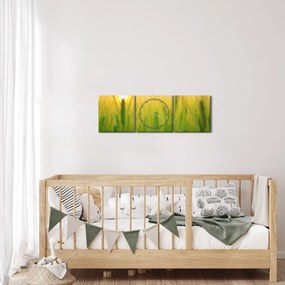 Kép - Mező gabonával (órával) (90x30 cm)