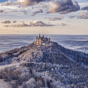 Poszter 40x40cm Hohenzollern kastély 3, Assaf Frank