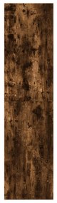 füstös tölgy színű szerelt fa ruhásszekrény 80 x 50 x 200 cm