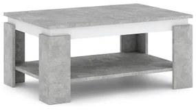 LUNO dohányzóasztal szürke beton/antracit