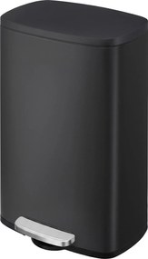 SONGMICS pedálos konyhai szemetes, 50L, lágy záródás, fekete