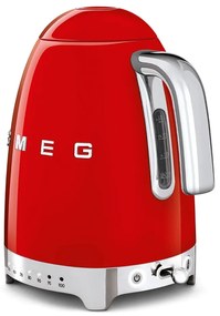Piros rozsdamentes acél vízforraló 1,7 l Retro Style – SMEG