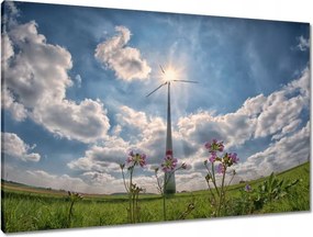 Vászonkép 90x60 Megújuló energia Szél