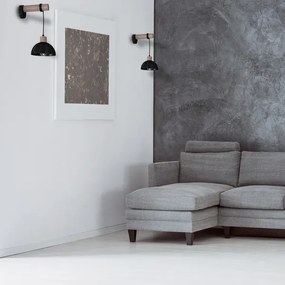 Fali lámpa ERIK 1xE27/60W/230V barna/fekete