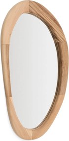Fali tükör tömörfa kerettel 60x107 cm Selem – Kave Home