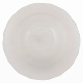 24 db-os étkészlet, fehér porcelán