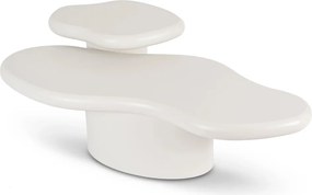 Dohányzóasztal szett fehér színben - ROSALIE