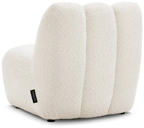 Fehér buklé fotel Janissaire – Bobochic Paris