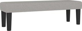 vidaXL világosszürke szövet pad 100 x 30 x 30 cm
