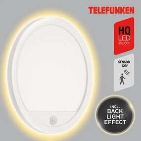 Telefunken 313706TF-LED Kültéri fali lámpa érzékelővel LED/15W/230V IP44