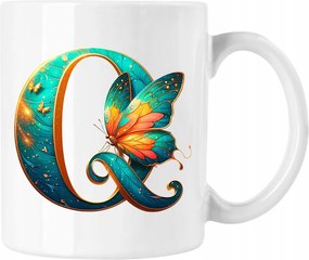 Bögre Betű Pillangó Név Színes 9 Fehér 330ml