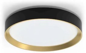 Philips HANNO LED 24W 230V 2700K fekete dimmelhető mennyezeti lámpa