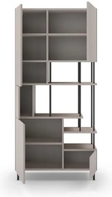 Krémszínű könyvespolc 84x175 cm Perla – Marckeric